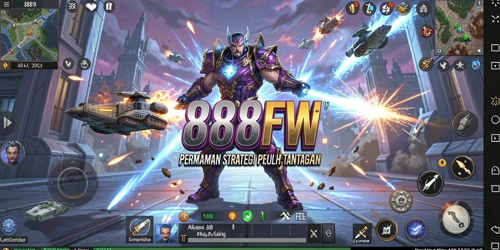 Tangkapan layar menampilkan aksi strategis yang mendebarkan.