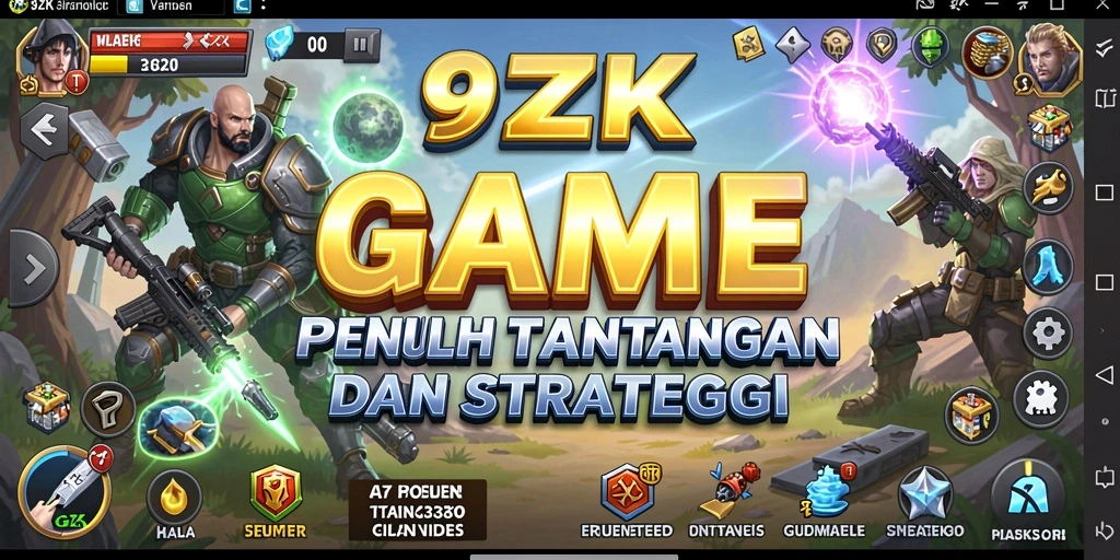 Tampilan gameplay 9ZK yang menegangkan dan penuh strategi.