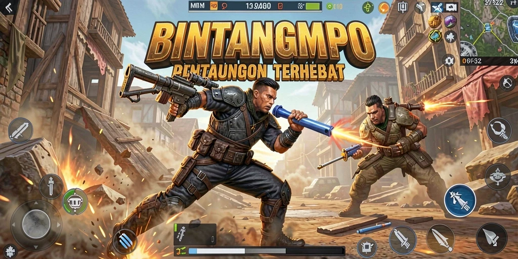Gameplay BINTANGMPO yang menegangkan dan penuh aksi.