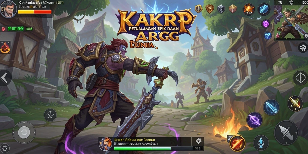 Tampilan gameplay KAKRP yang mendebarkan dan penuh aksi.
