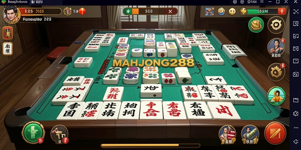 Tampilan gameplay seru dan menantang di MAHJONG288.