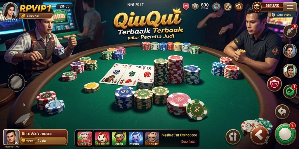 Tampilan gameplay QiuQiu yang menarik dan interaktif.