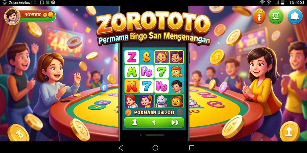 Gameplay Bingo yang menarik di ZOROTOTO.