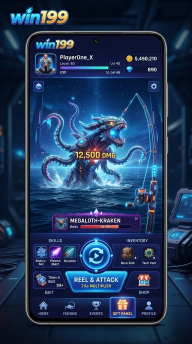 Tampilan utama aplikasi win199 dengan berbagai pilihan aplikasi.